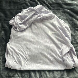 Kids long sleeve Nike hoodie-(tshirt material)